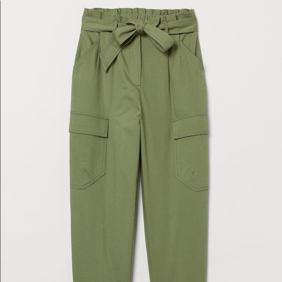Womens H&M utility pants cargo size 4 - Picture 1 of 4